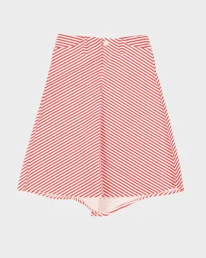 00s candy Striped A-line Skirt - XS