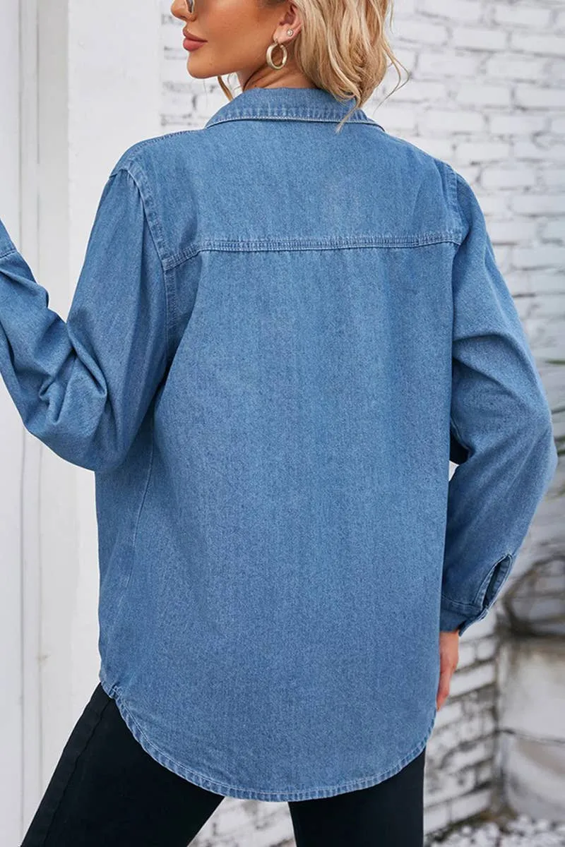 2024 SPRING NEW DENIM SHIRT TOPS_CWTSTL1063