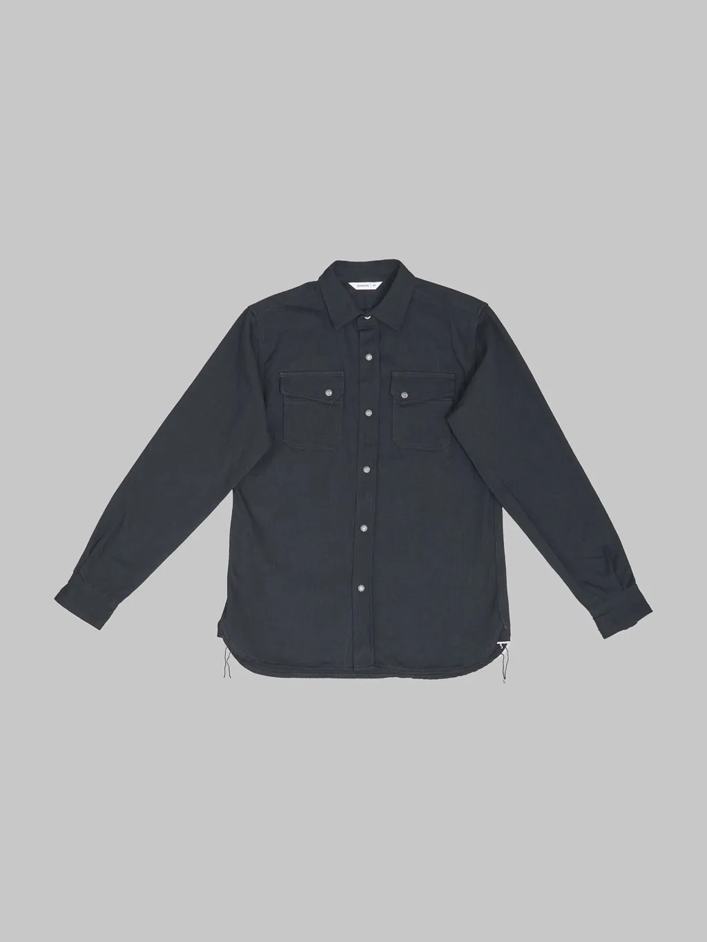 3sixteen Crosscut Western Black Denim Shirt