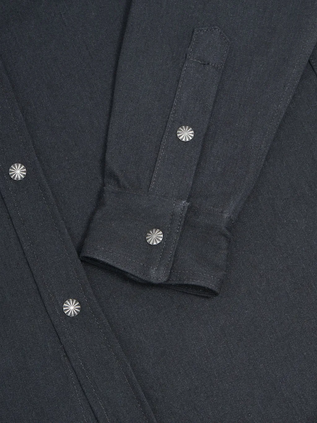 3sixteen Crosscut Western Black Denim Shirt