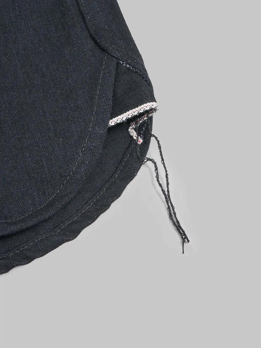 3sixteen Crosscut Western Black Denim Shirt