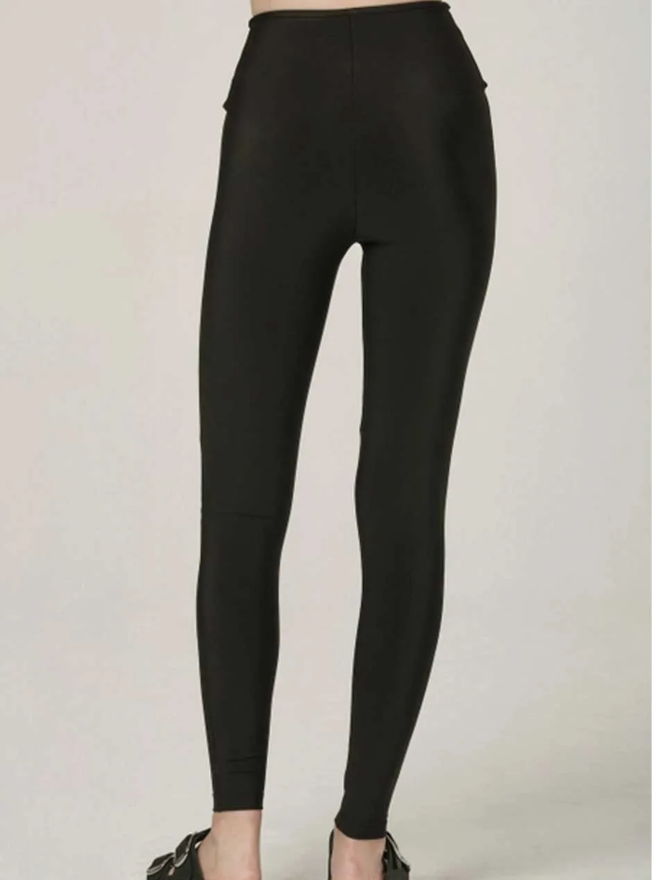 925 Fit Women's Case Closed High Rise Zippered Leggings - Black