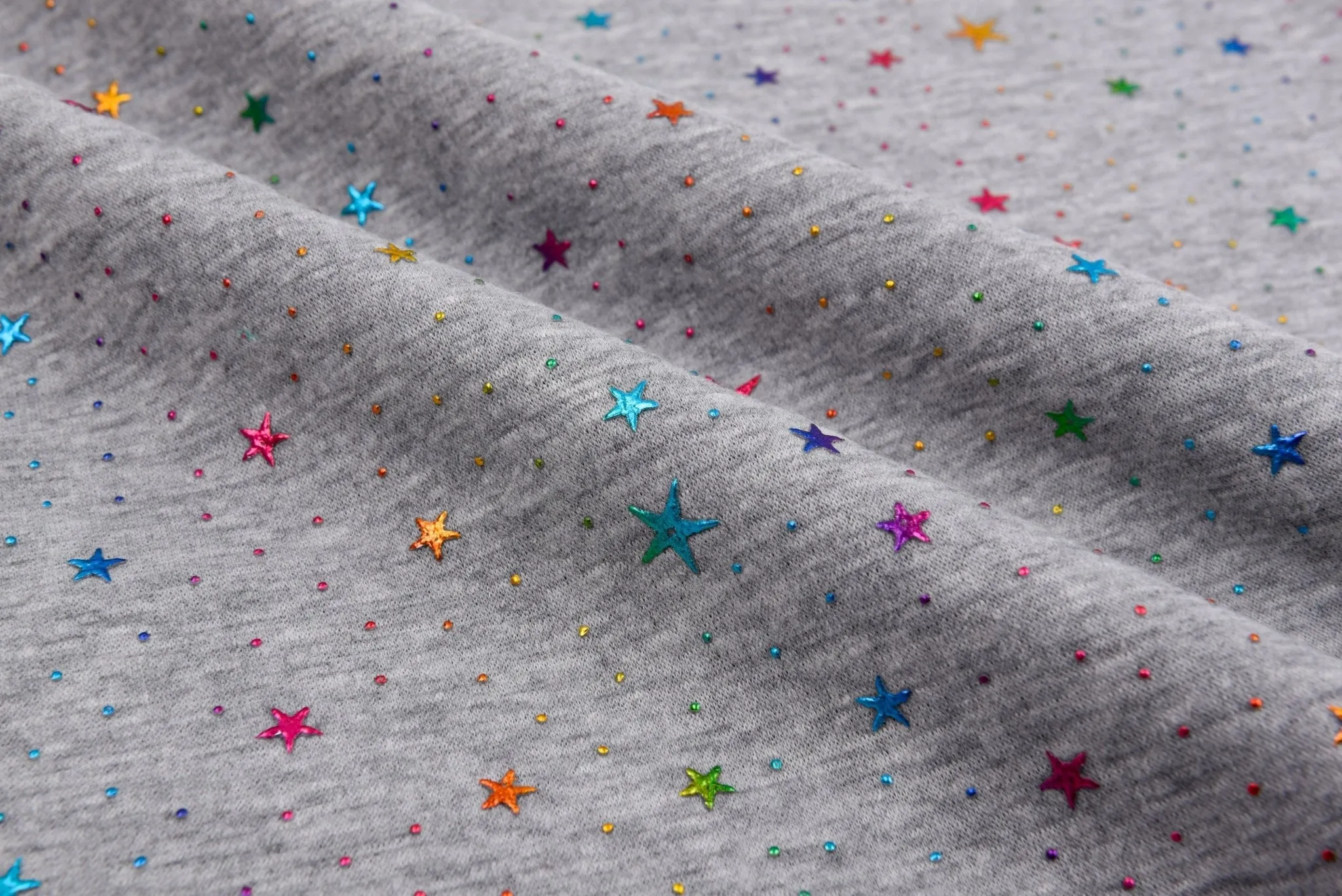 Alpine Fleece with Star Dew Drops Fabric- 18490