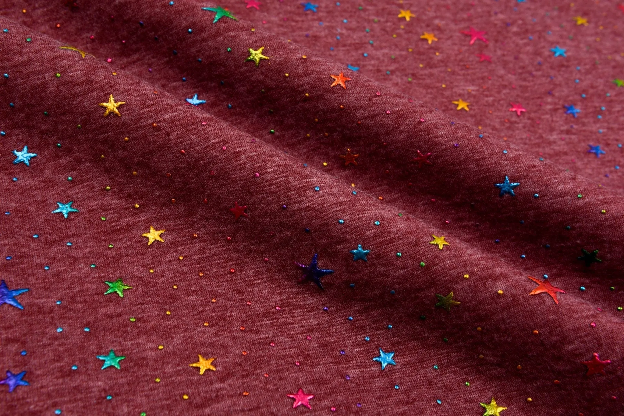 Alpine Fleece with Star Dew Drops Fabric- 18490