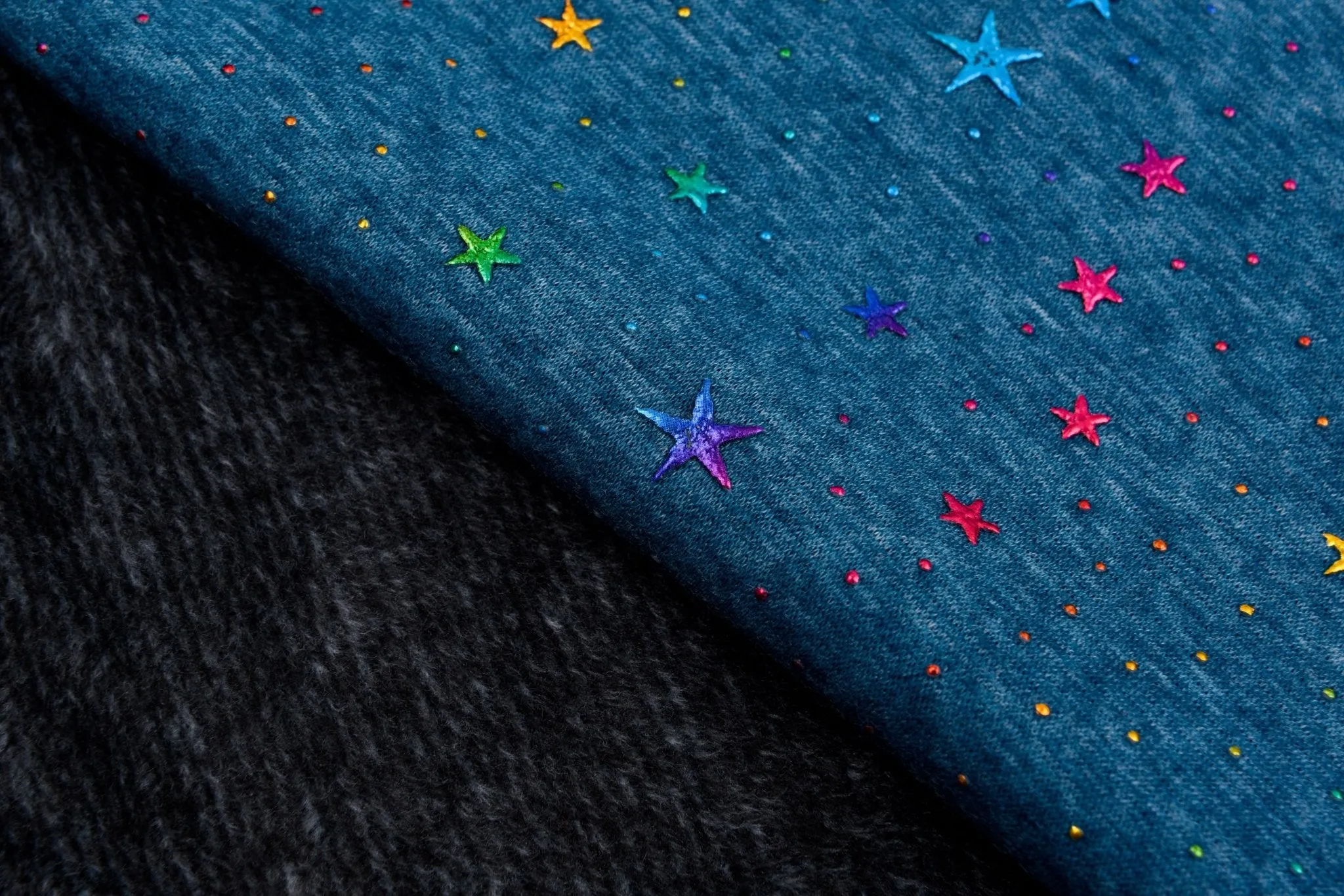 Alpine Fleece with Star Dew Drops Fabric- 18490