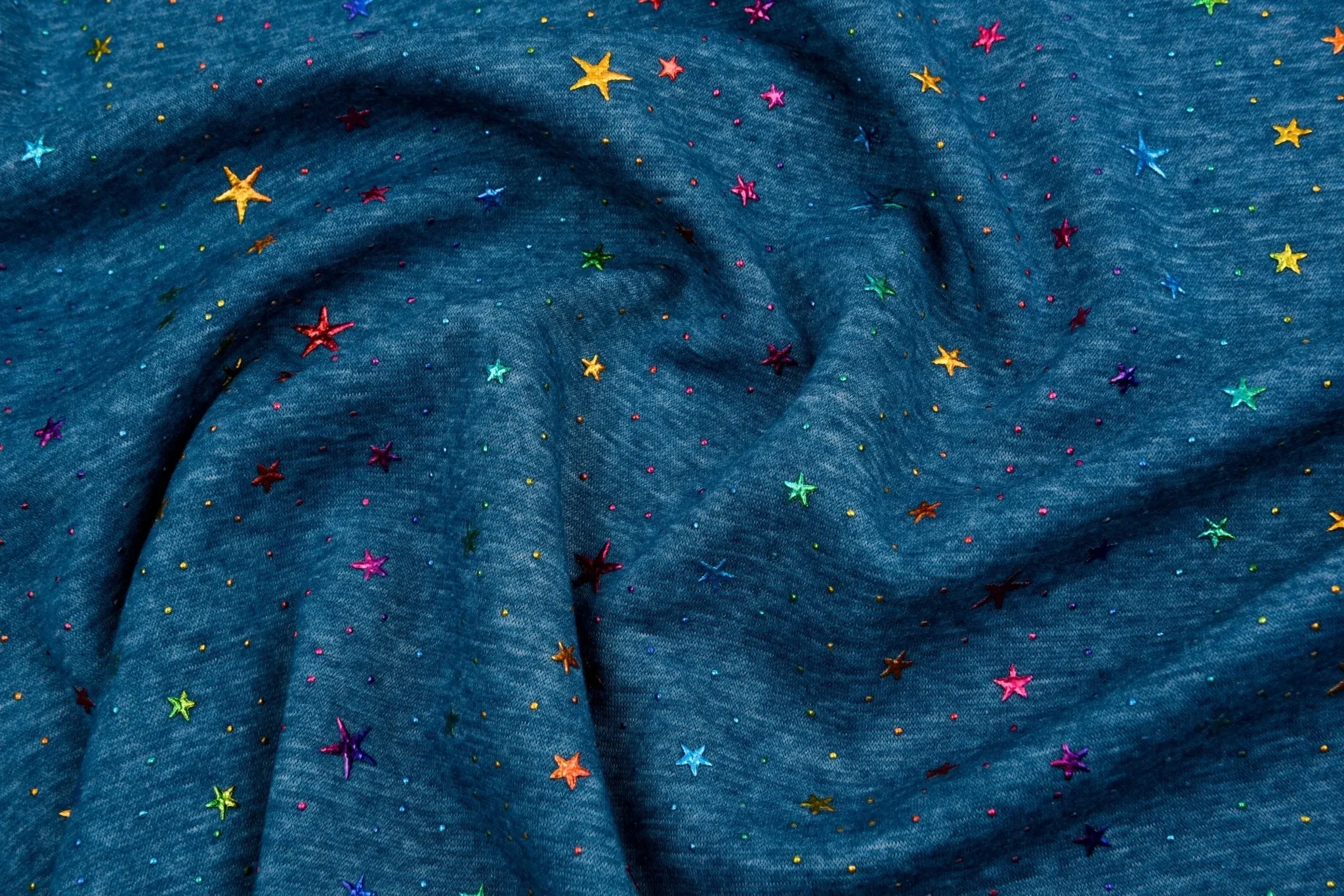 Alpine Fleece with Star Dew Drops Fabric- 18490