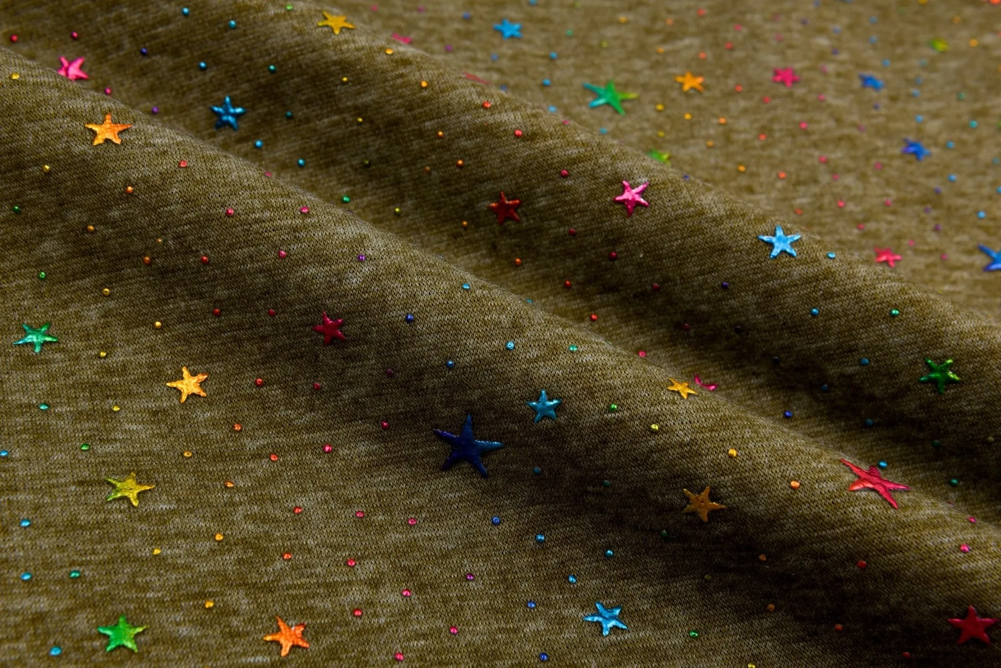 Alpine Fleece with Star Dew Drops Fabric- 18490