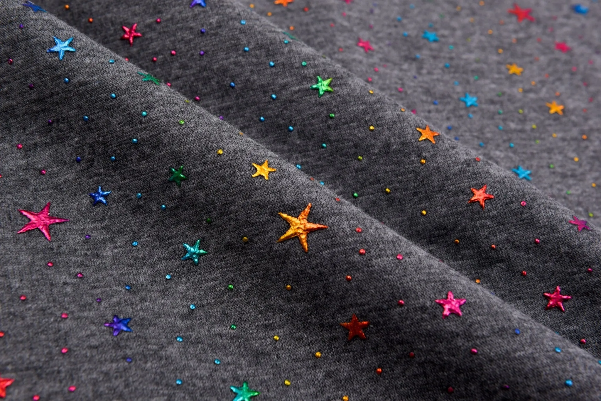 Alpine Fleece with Star Dew Drops Fabric- 18490