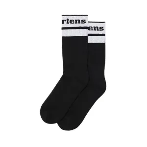 Athletic Logo Sock- Black