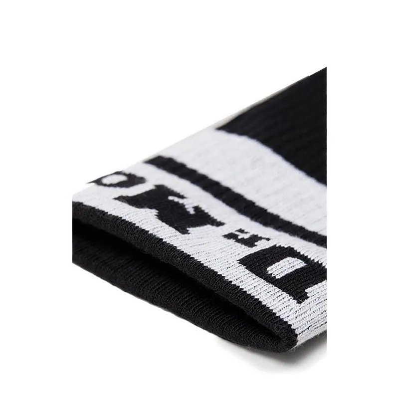 Athletic Logo Sock- Black