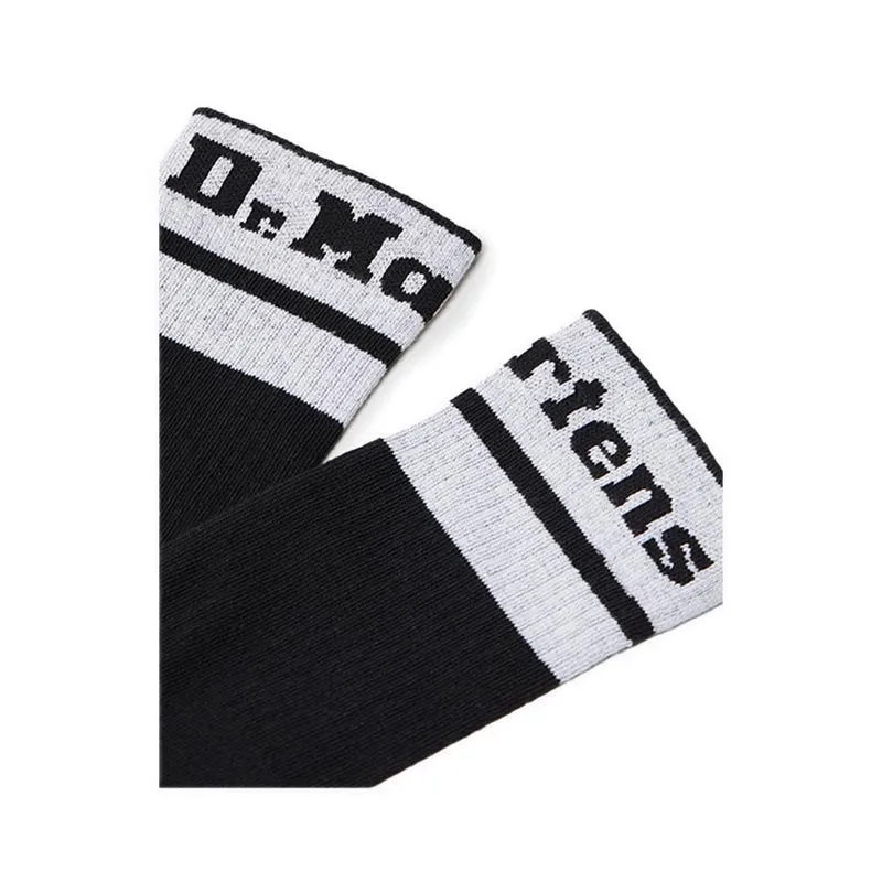 Athletic Logo Sock- Black