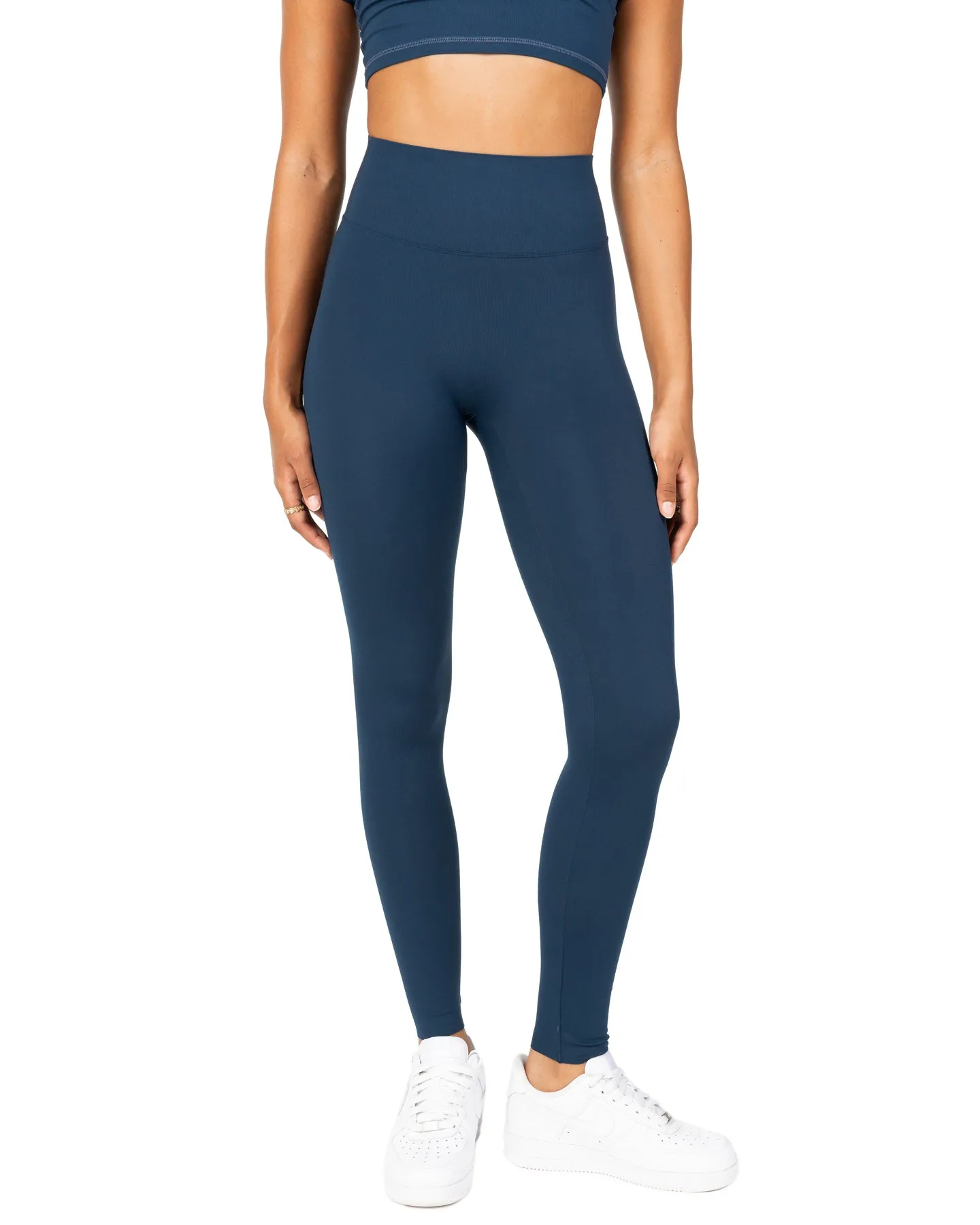 Aura Bonded Leggings - Navy