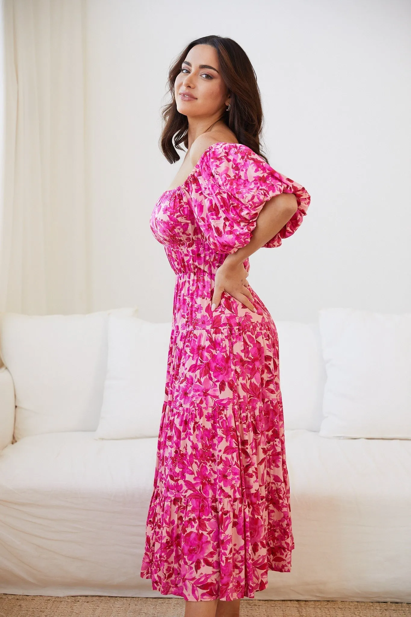 Avrille Dress - Pink Floral