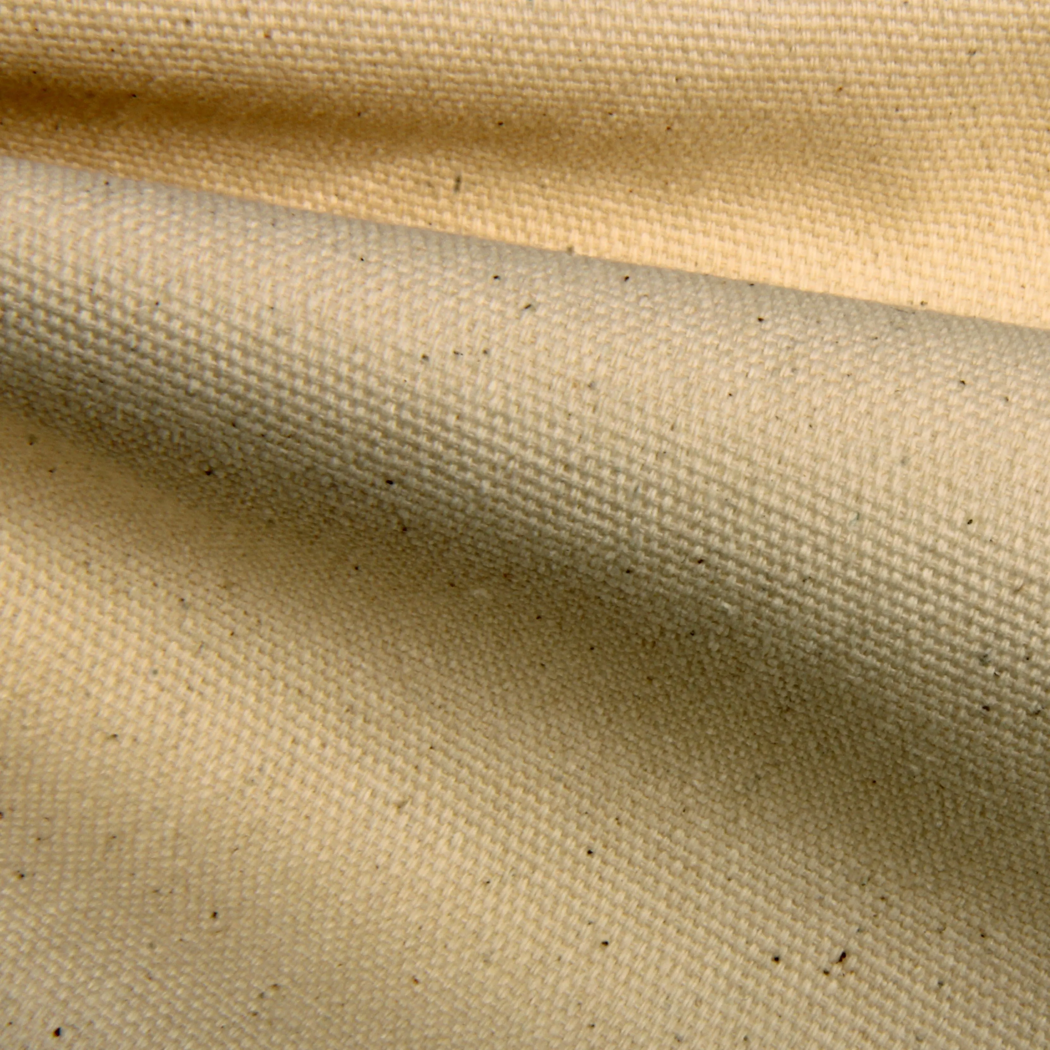 BCI Certified Cream Solid 16 x 12 Matty Fabric