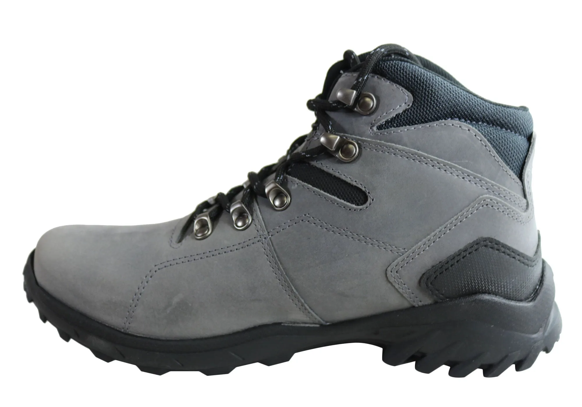 Bradok Raptor Mens Comfortable Leather Hiking Boots Made In Brazil