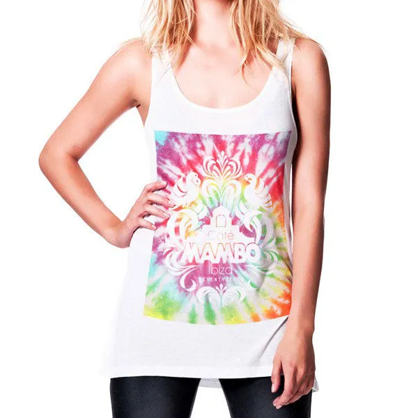 Cafe Mambo v 77 Tie Dye Sunset Women's Vest