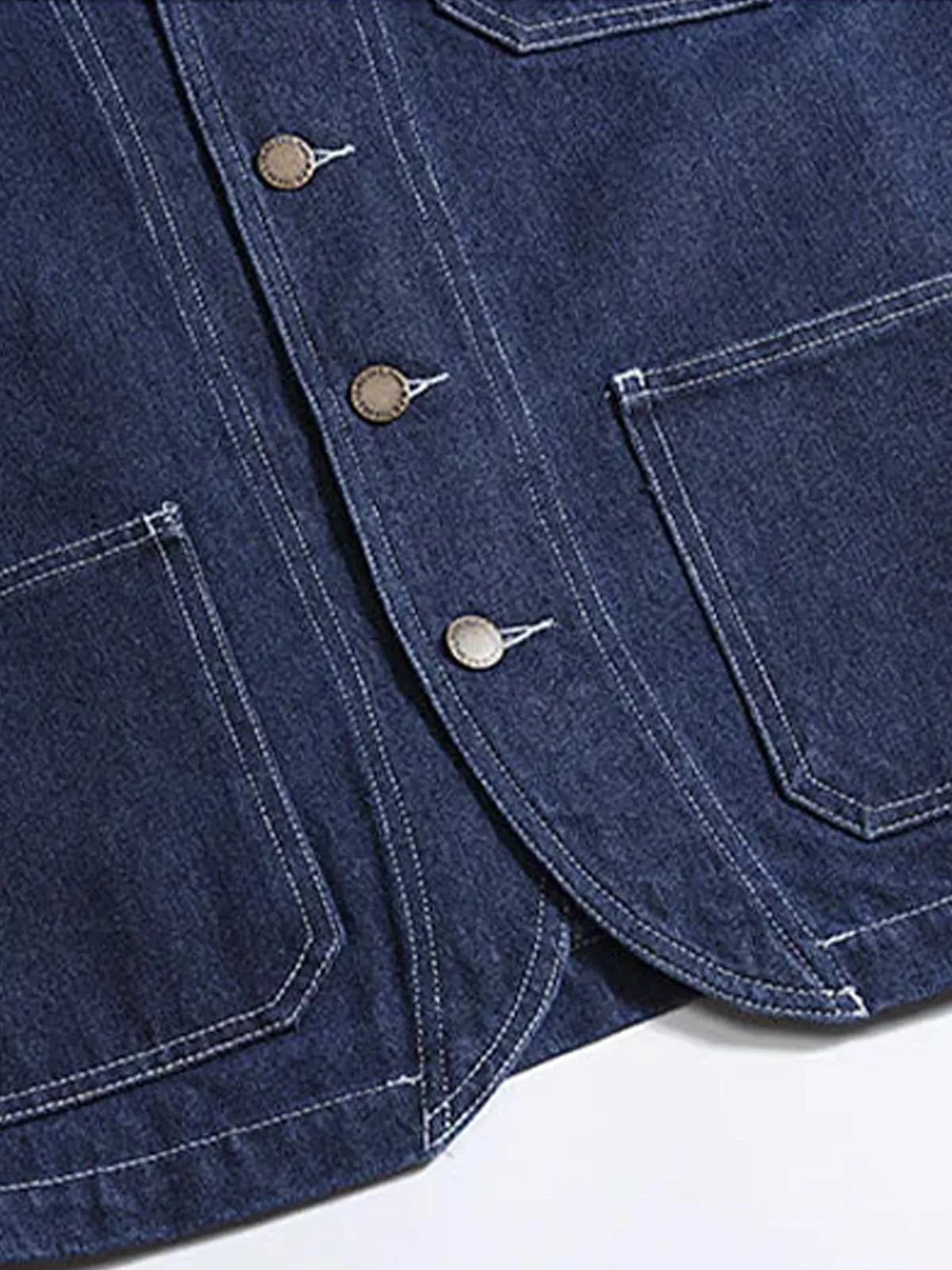 Casual American Style Wabash Denim Work Jacket