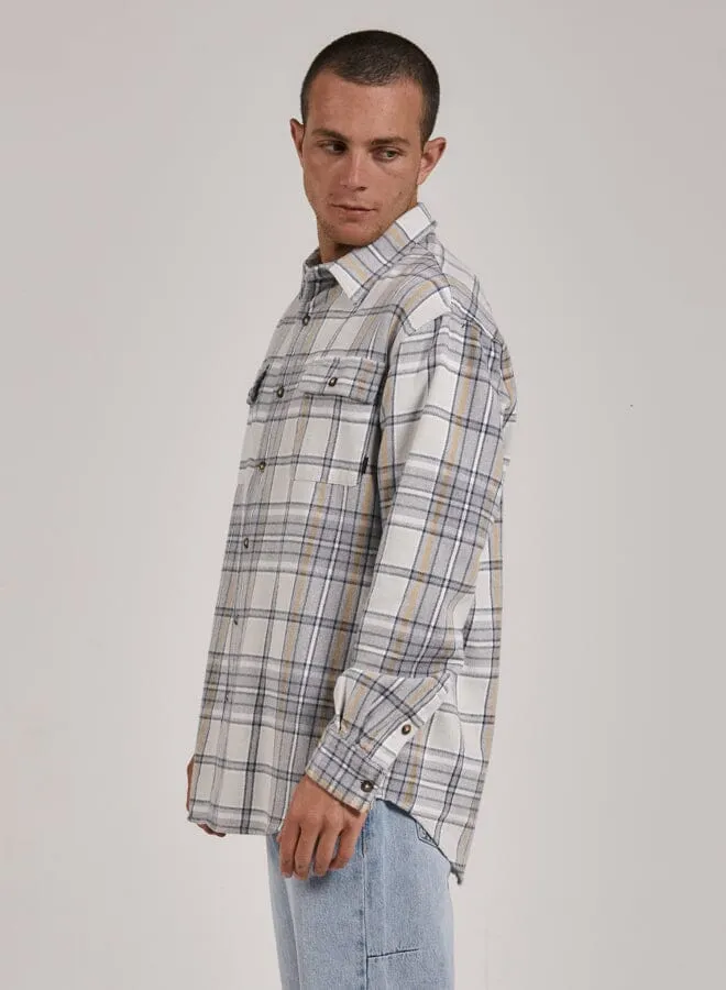 Coat Of Thrills Twill Flannel Shirt - Stargazer