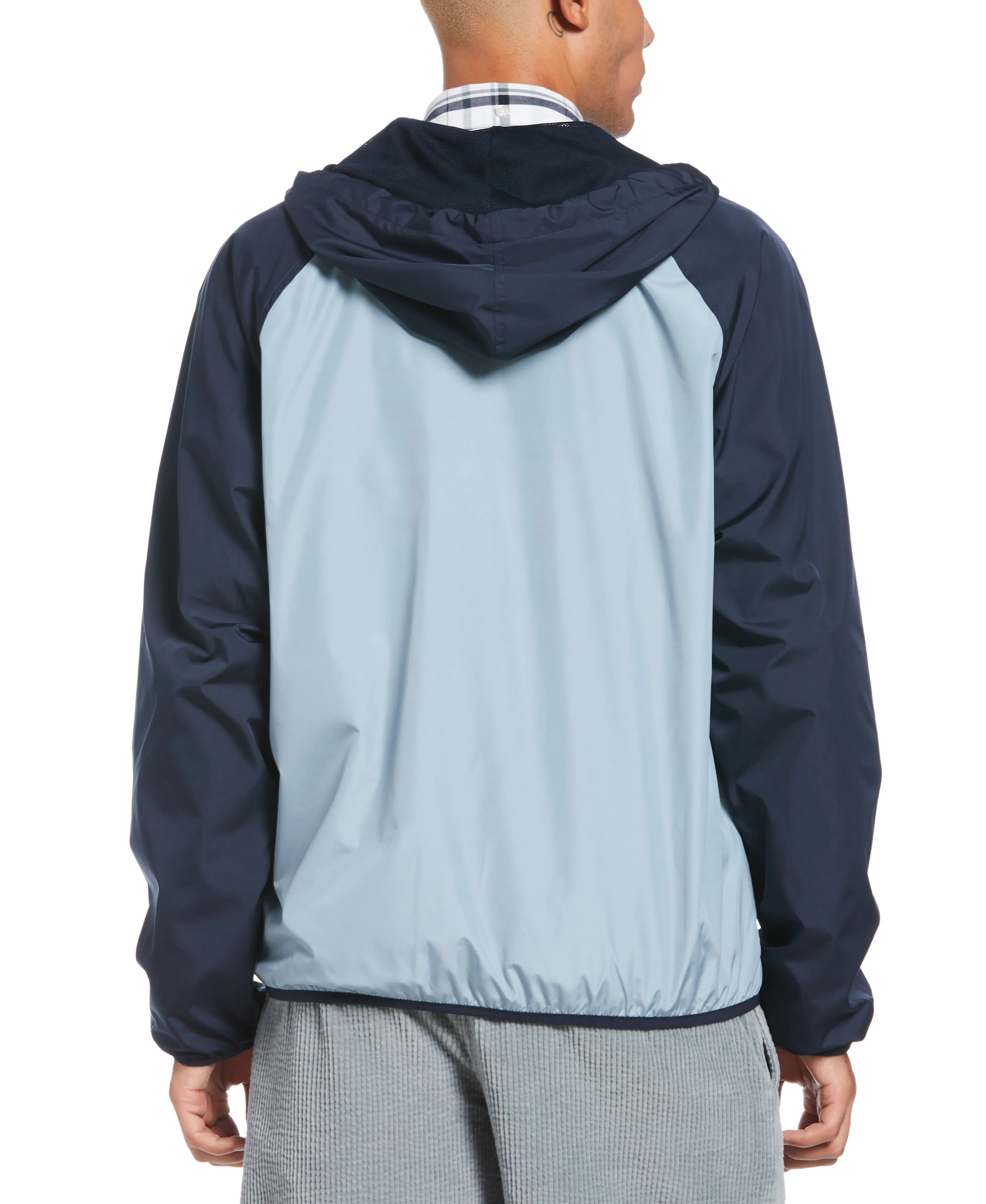 Colorblock Hooded Windbreaker