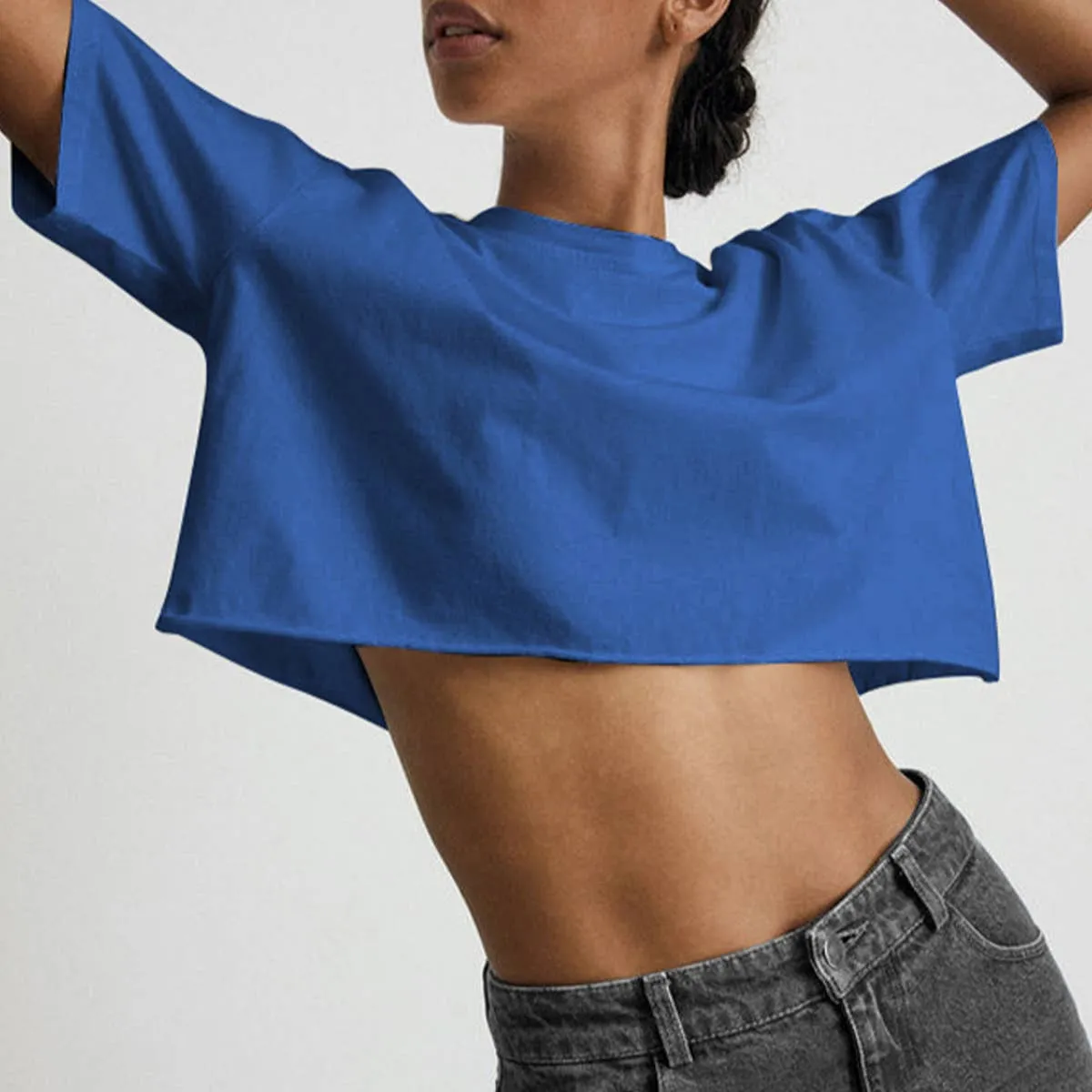 COTTON SOLID COLOR CROP TOP_CWTBLS0838