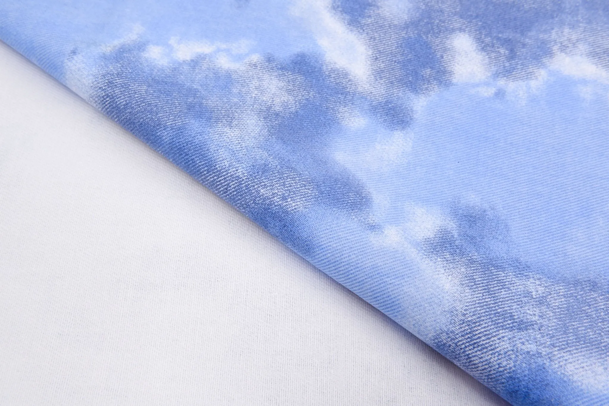 Denim Tie-dyed colored Fabric (9oz) 100% Cotton 60" Colored Denim Fabric, Tie-dyed Jeans Fabric , non stretchy Printed Denim