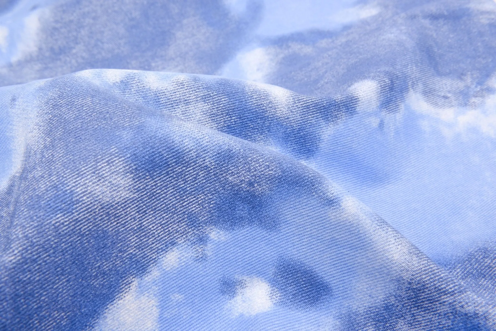 Denim Tie-dyed colored Fabric (9oz) 100% Cotton 60" Colored Denim Fabric, Tie-dyed Jeans Fabric , non stretchy Printed Denim