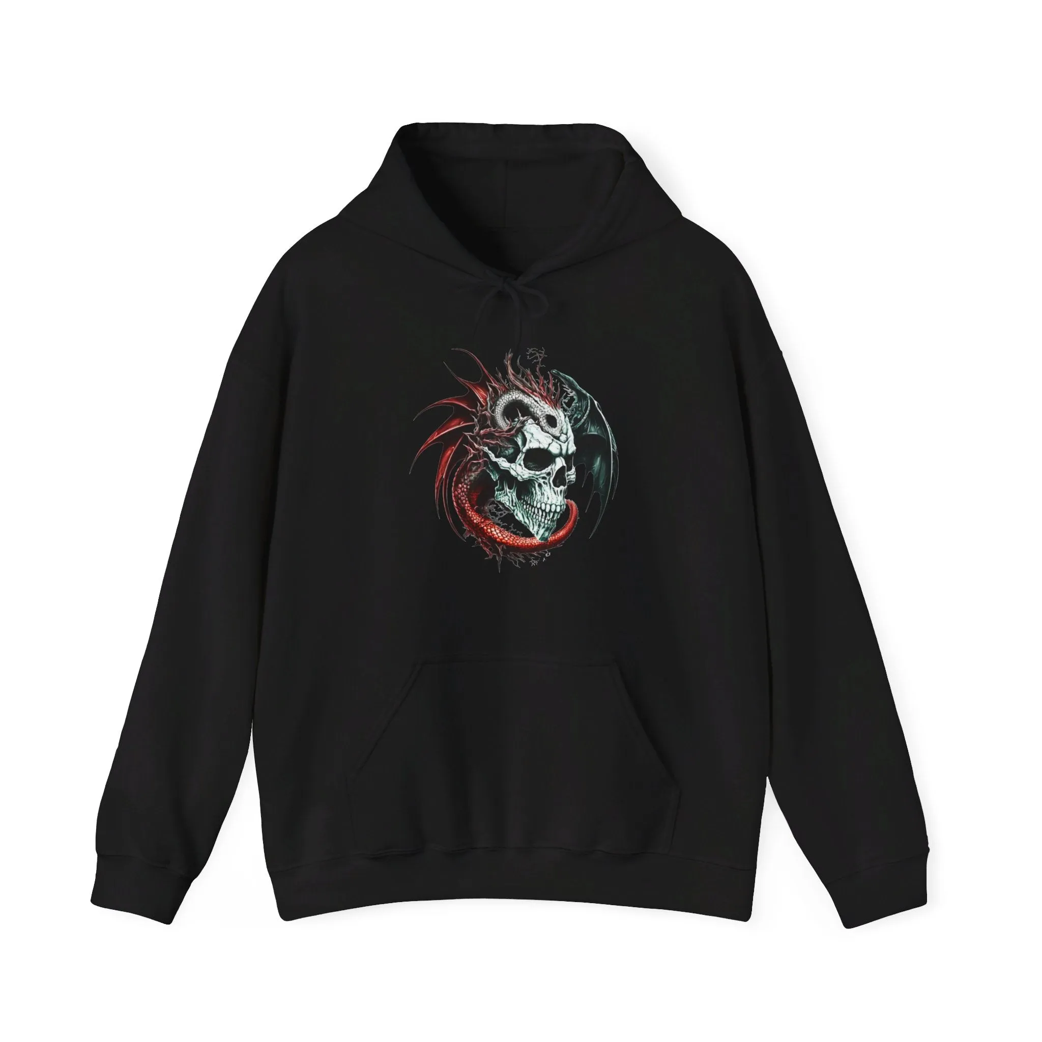 Dragon Skull Unisex Heavy Blend™ Hooded Sweatshirt