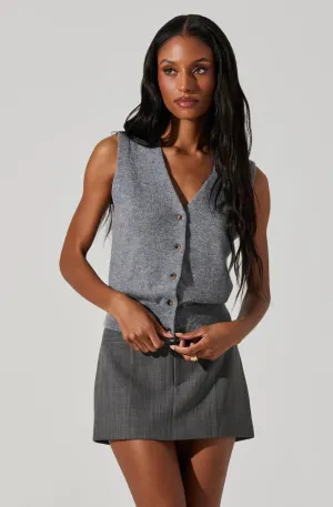 Eira Button-Up Sweater Vest