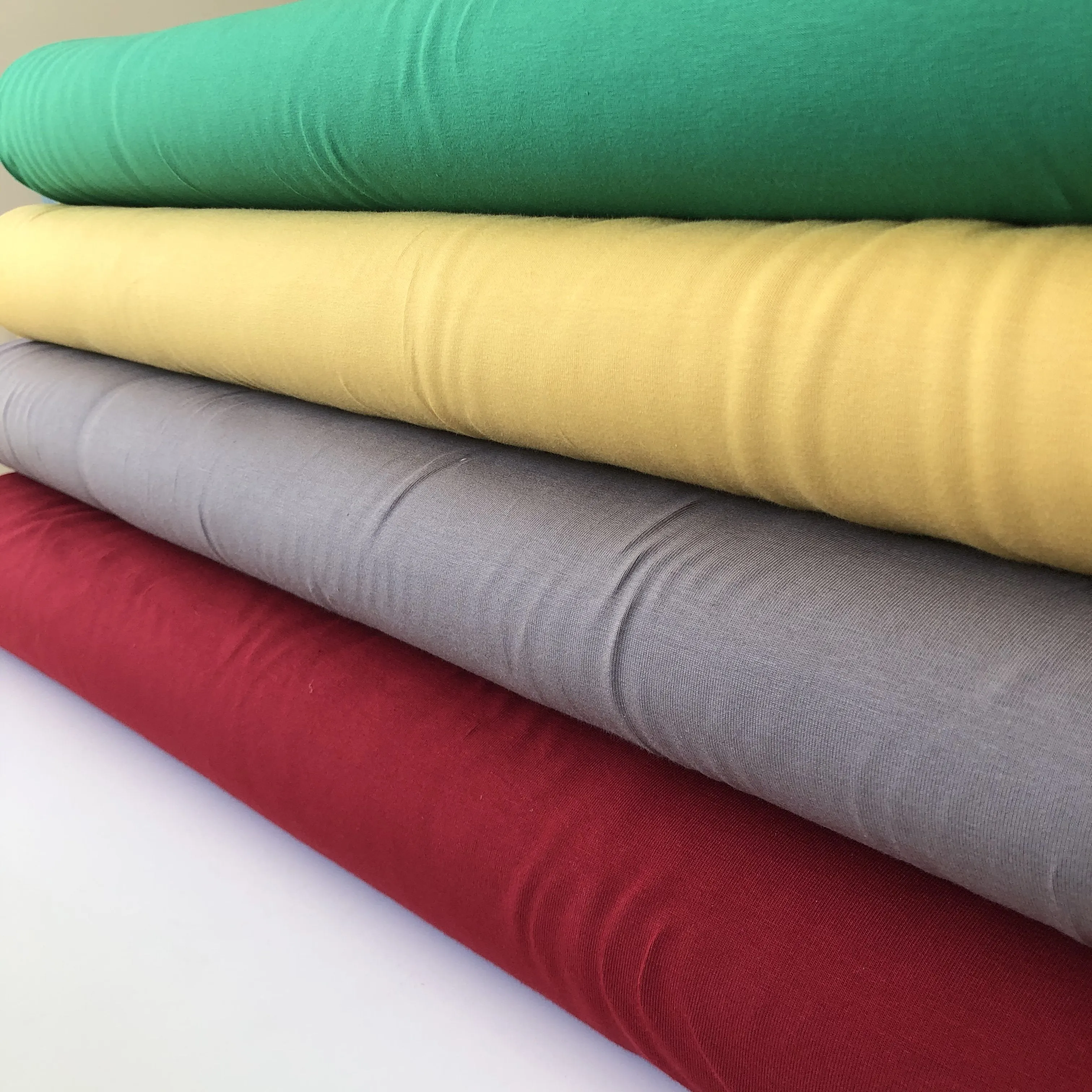 Essential Chic Amber Plain Cotton Jersey Fabric