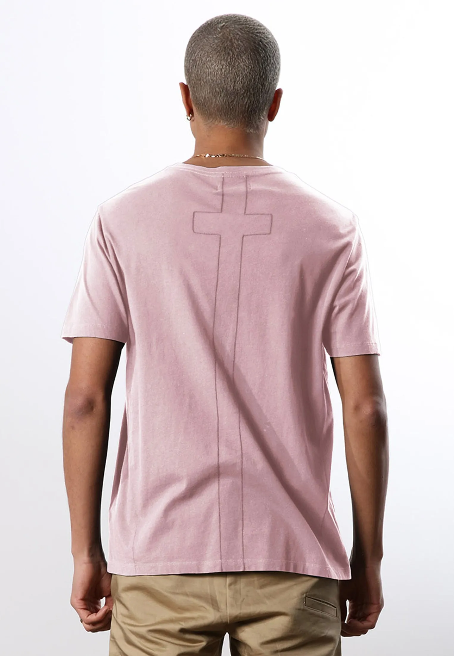 ESSENTIAL CORE PALE PINK T-SHIRT