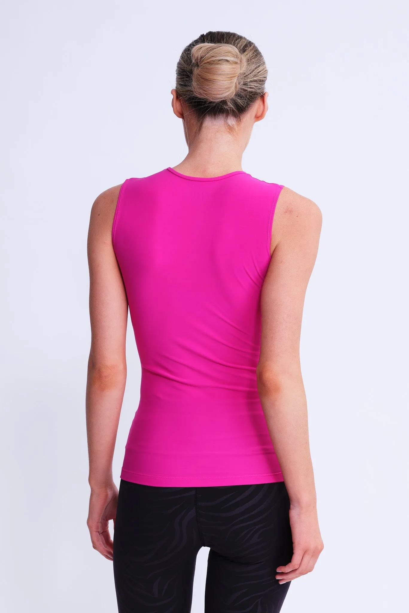 Fearless Tank Top in Fuchsia