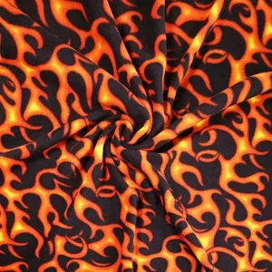 Fleece Fabric By The Yard | Fire