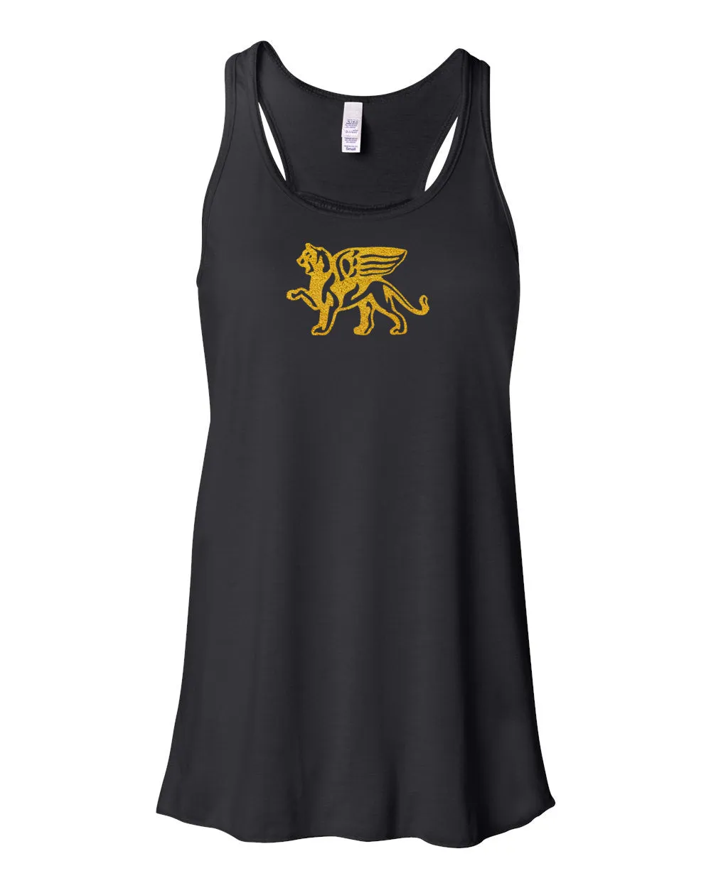 Flowy Gold Lion Tank Top