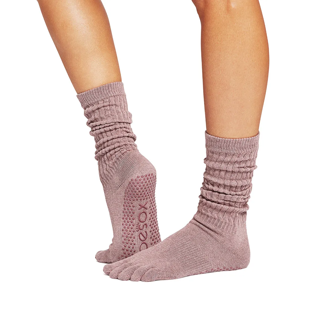 Full Toe Slouch Grip Socks