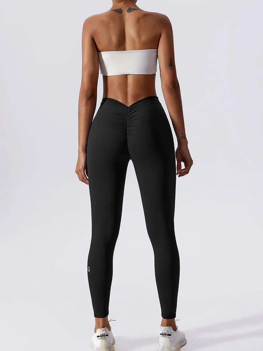 GFIT® V High Waist Sports Leggings Gym Pants