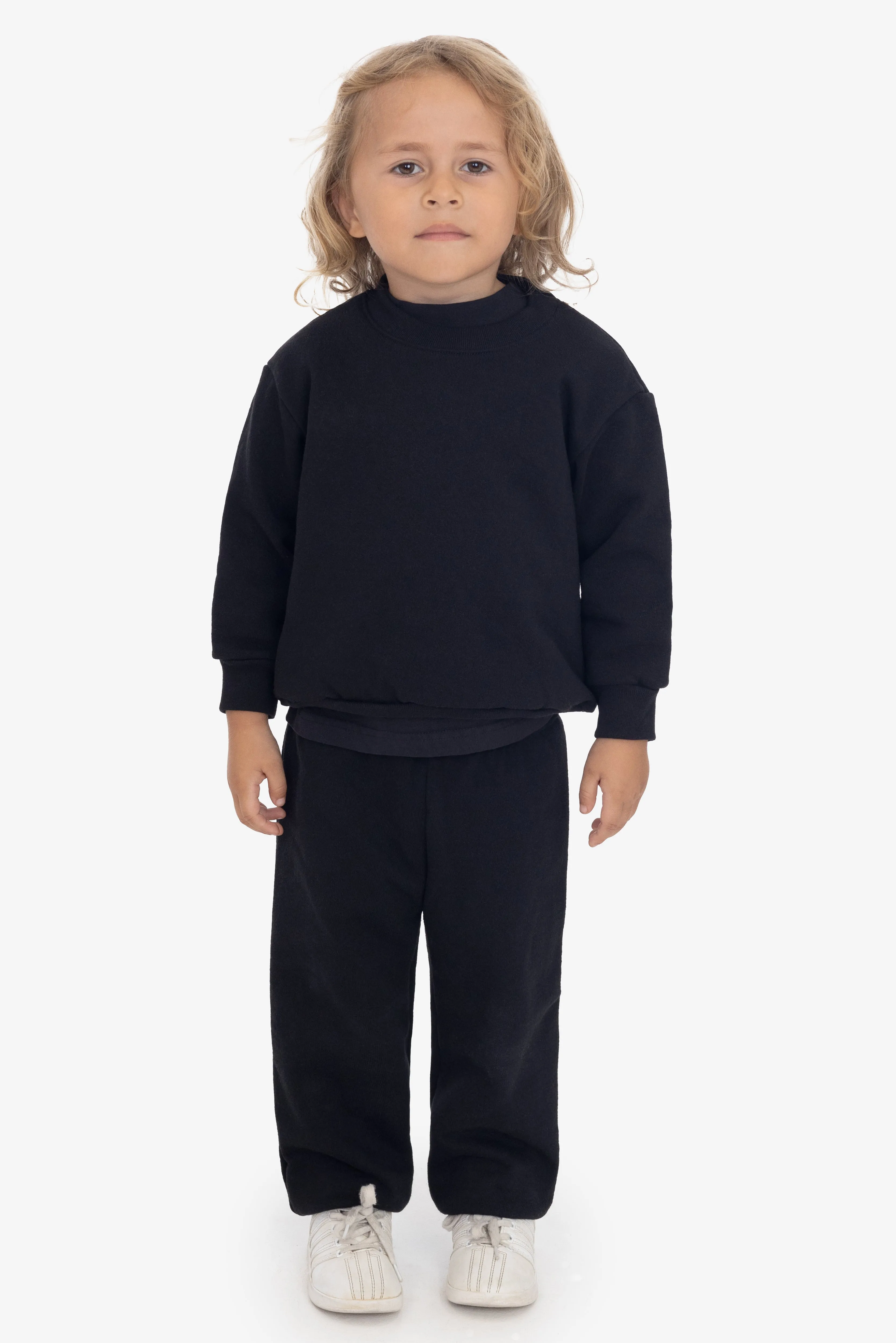 HF-107 - Kids Heavy Fleece Crewneck Sweatshirt