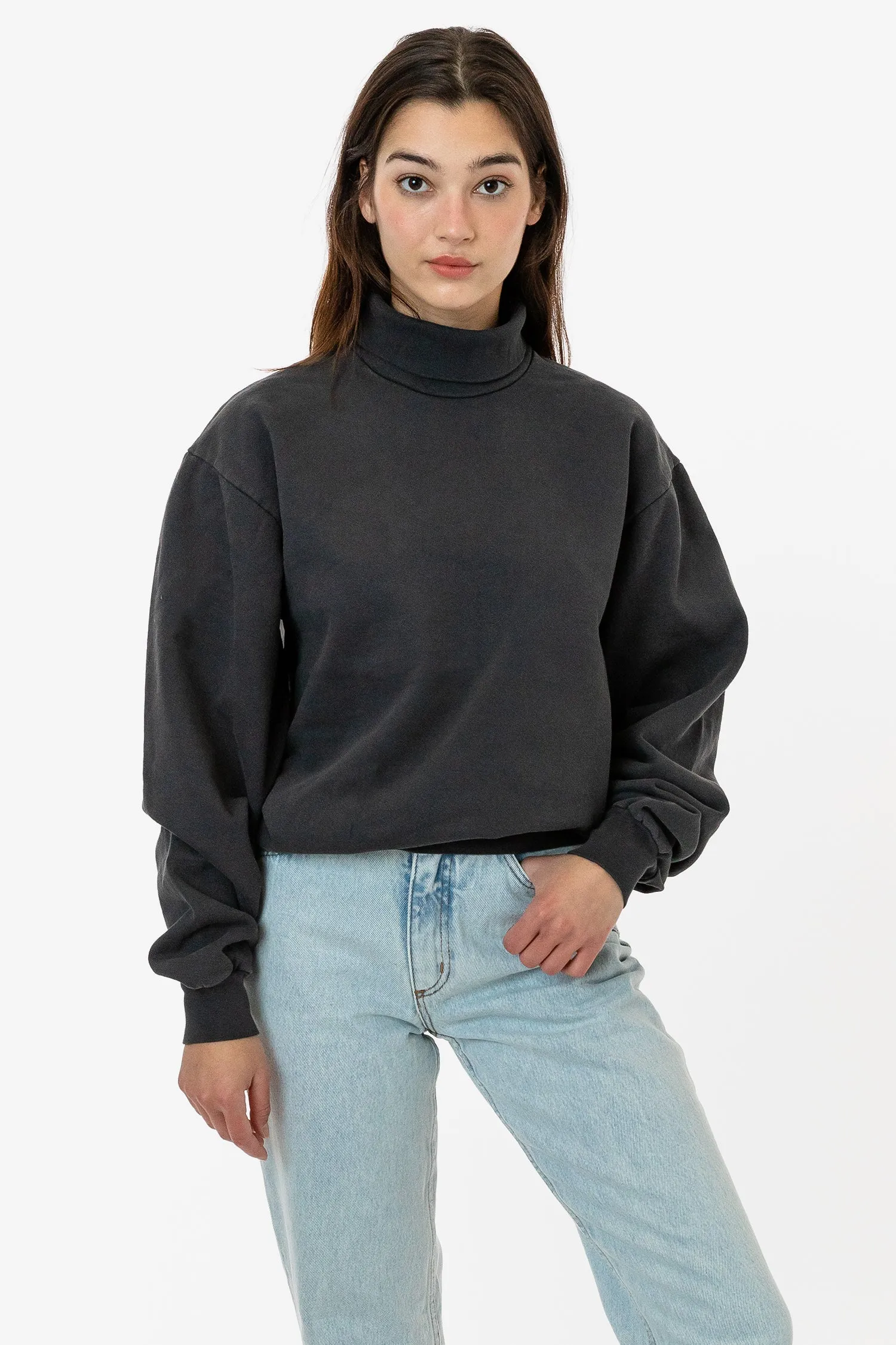 HF13 - Heavy Fleece Turtleneck (Garment Dye)