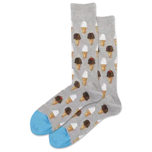 HOTSOX Men's Ice Cream Crew Socks