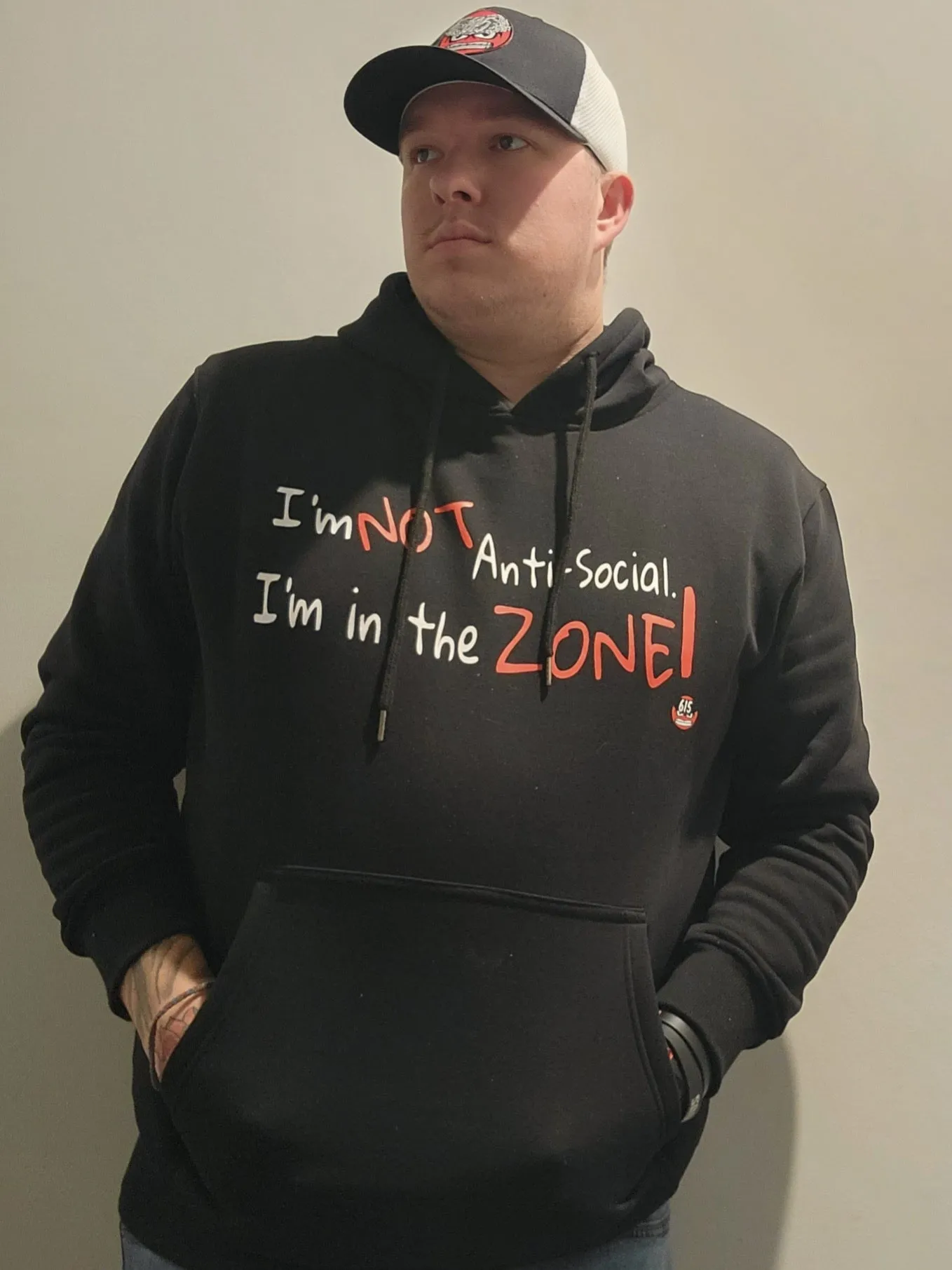 I'M NOT ANTI-SOCIAL Hoodie