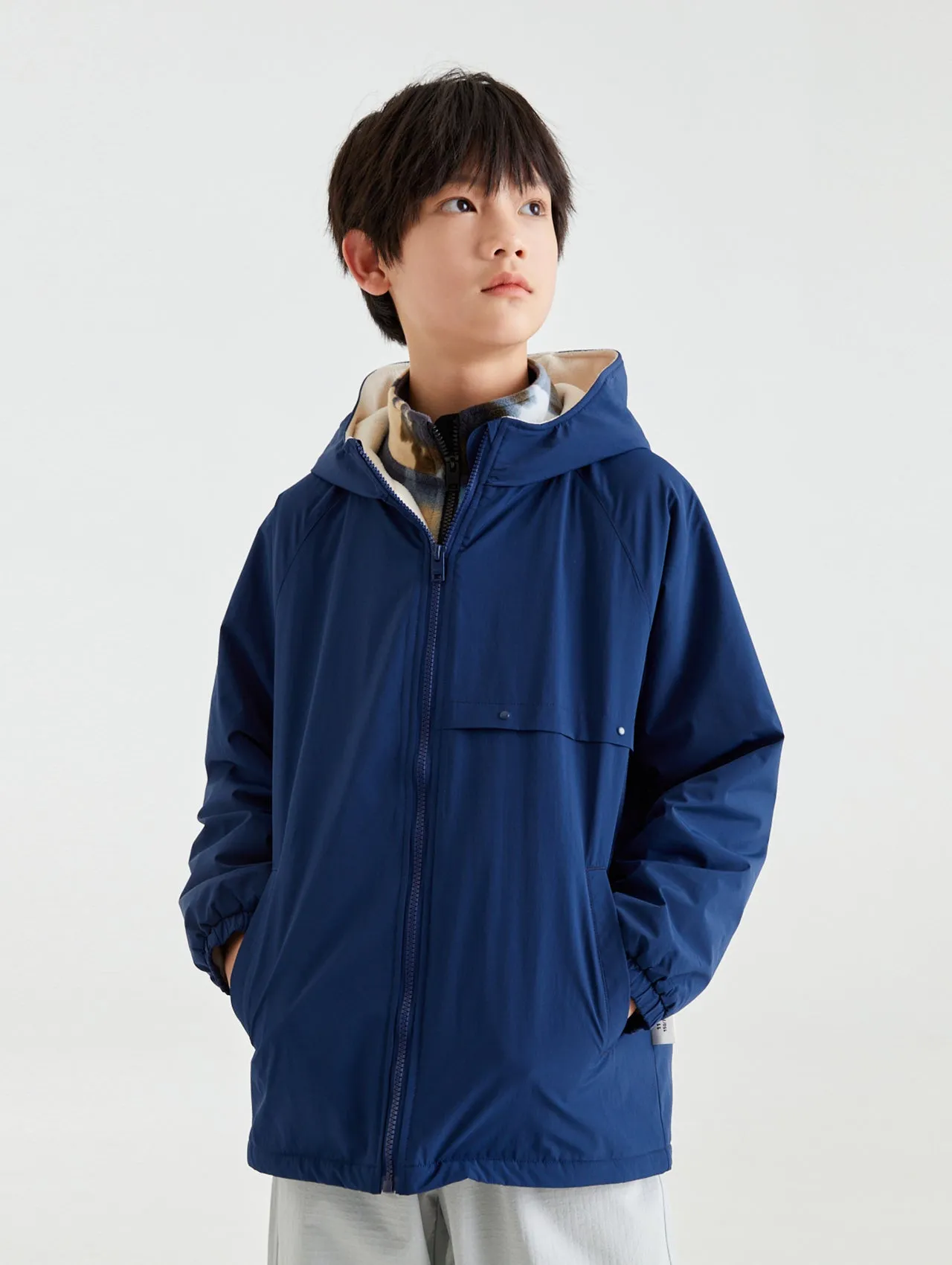 Insulated Hooded Windbreaker Jacket