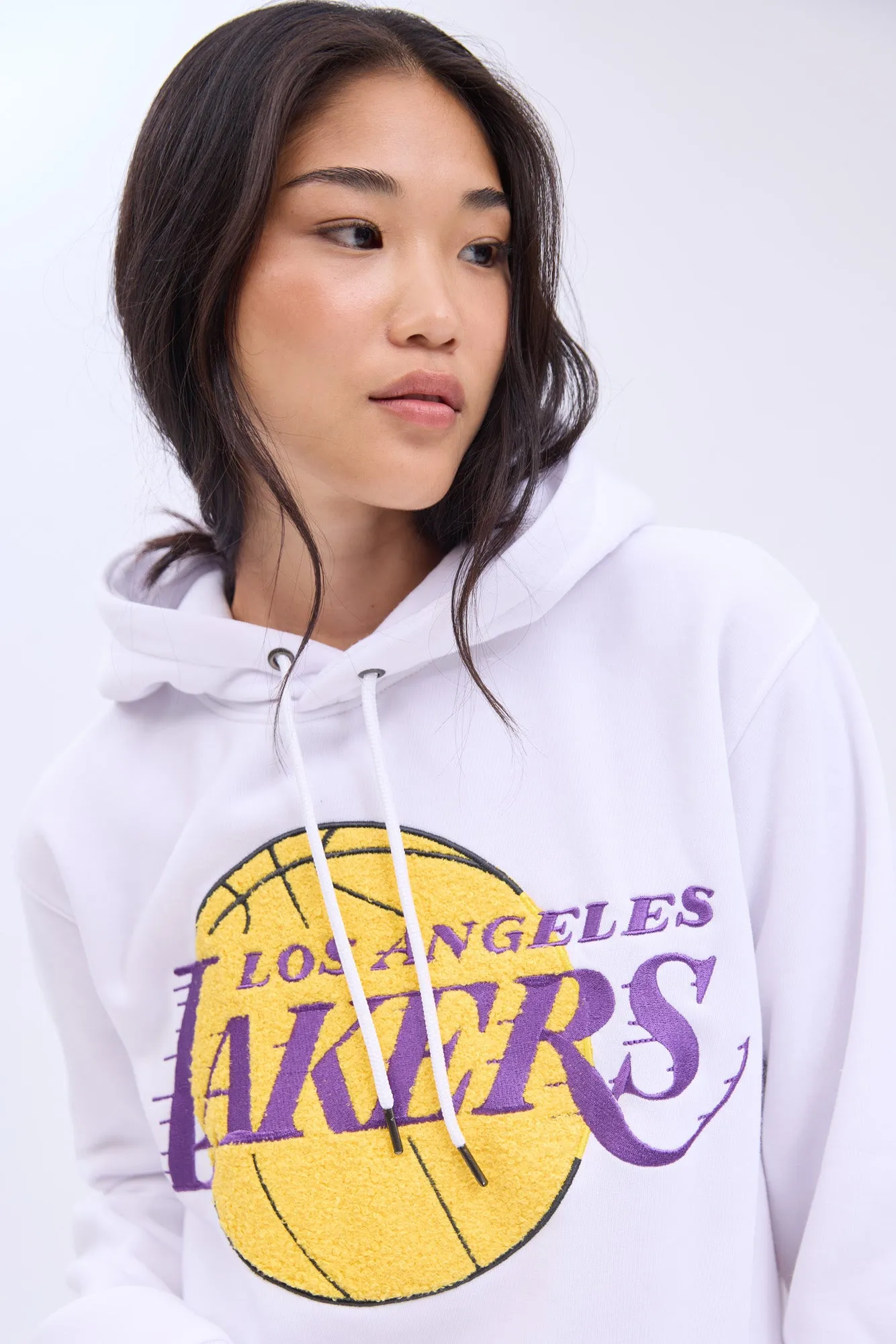 Los Angeles Lakers Graphic Chenille Applique Pullover Hoodie