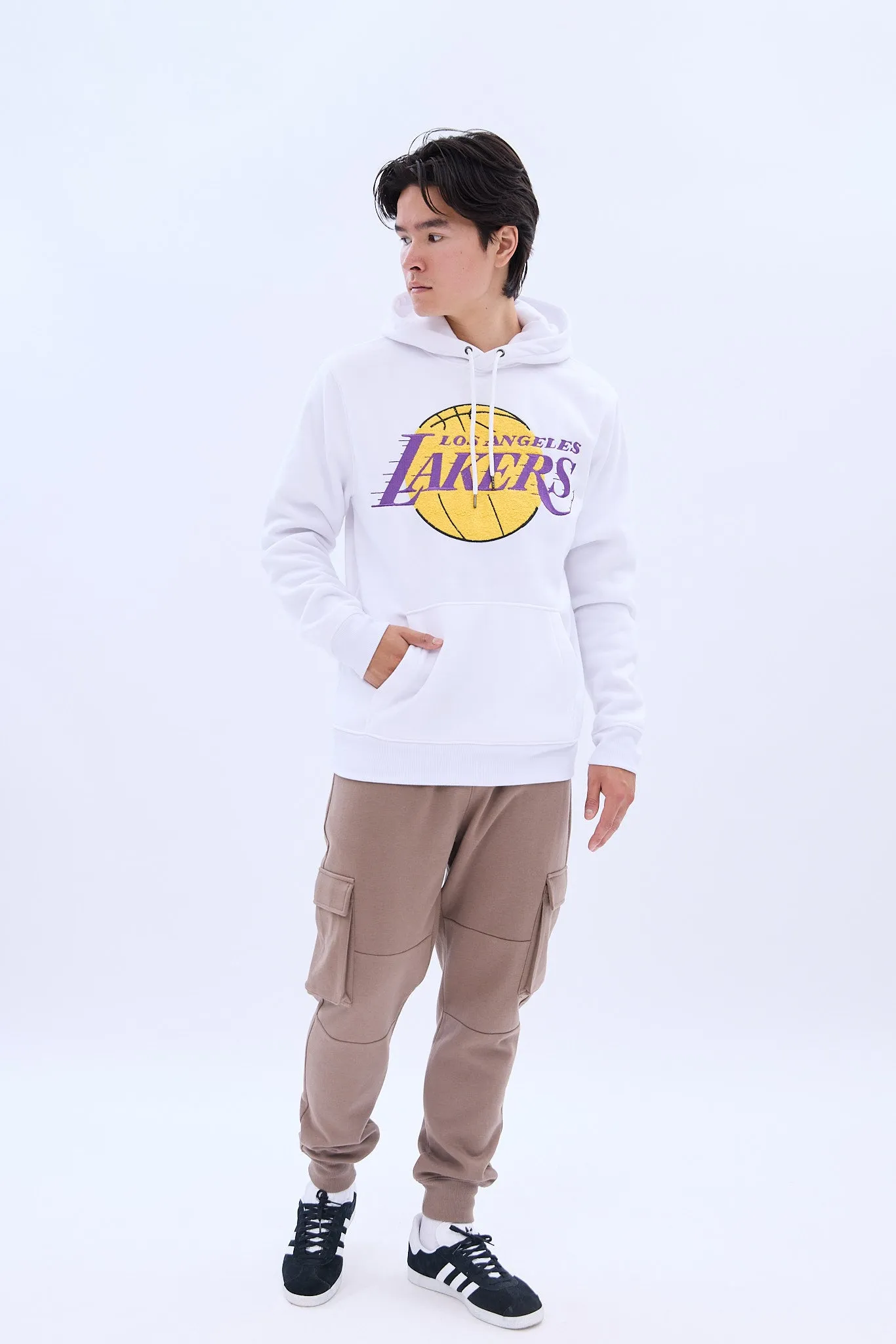 Los Angeles Lakers Graphic Chenille Applique Pullover Hoodie