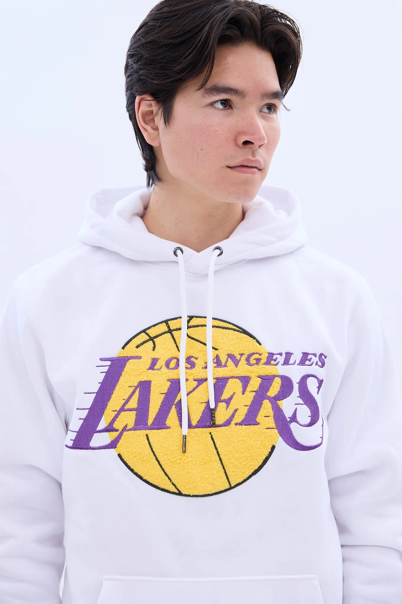 Los Angeles Lakers Graphic Chenille Applique Pullover Hoodie