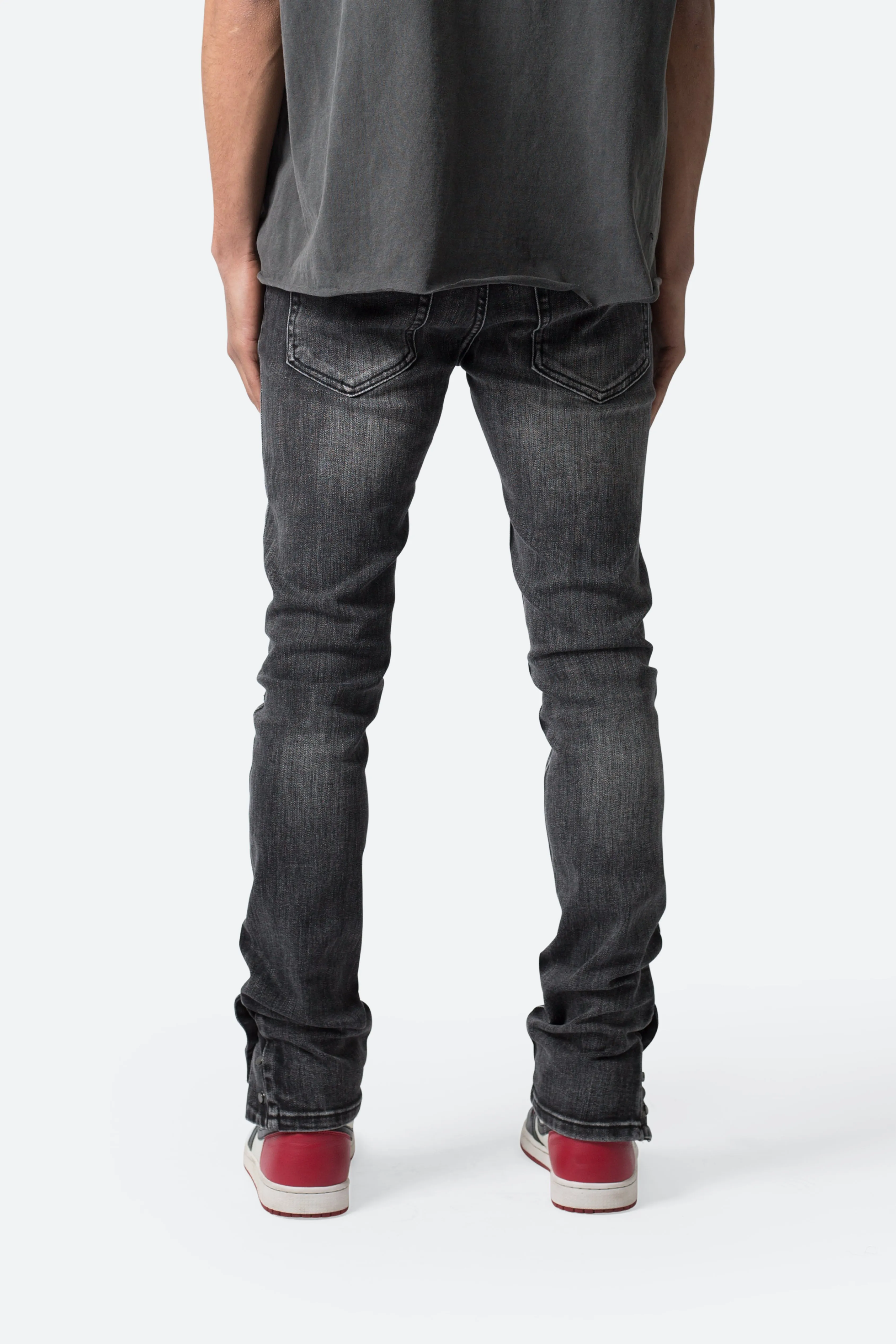 M588 Snap Slim Denim - Washed Black