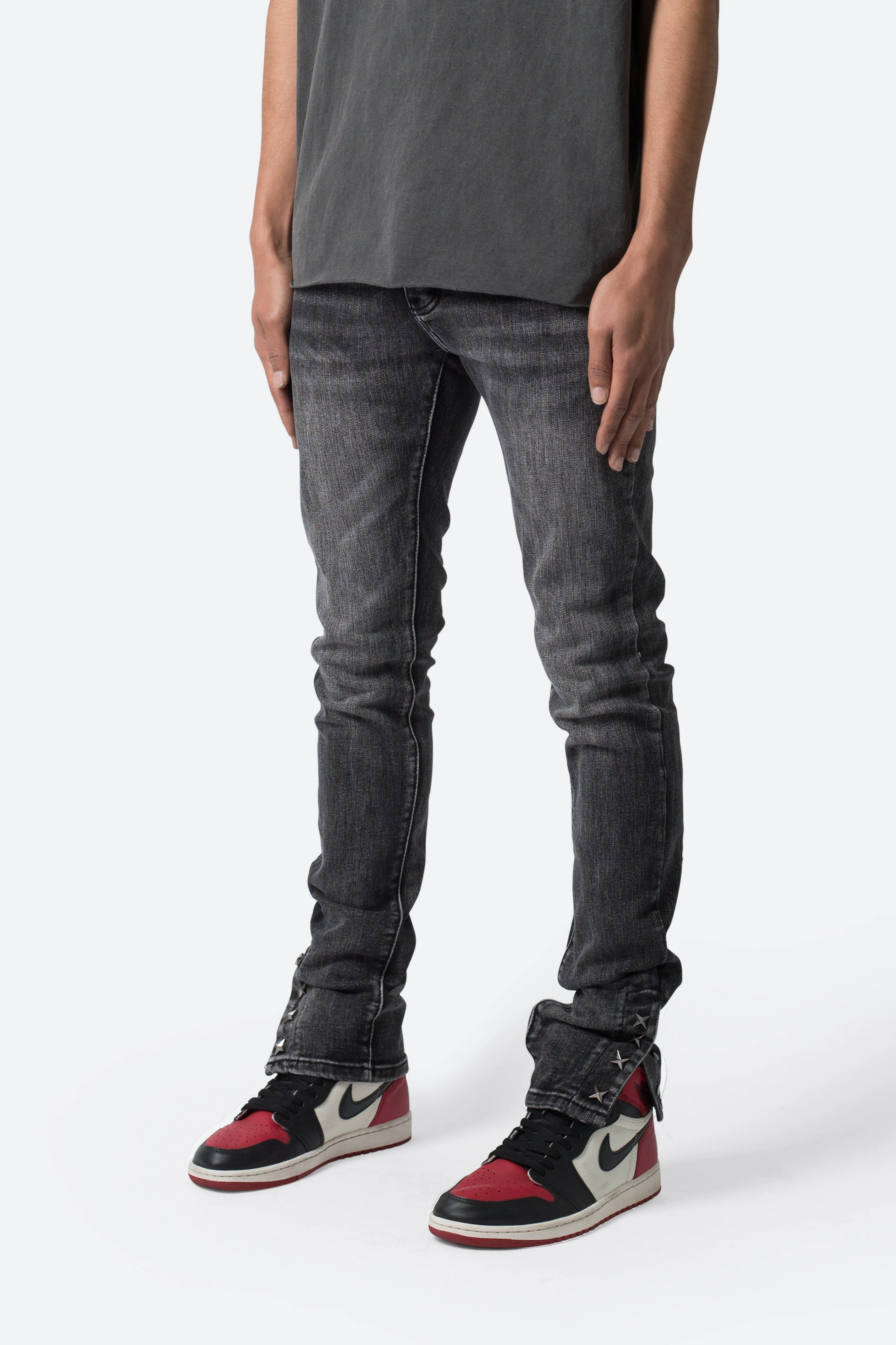 M588 Snap Slim Denim - Washed Black