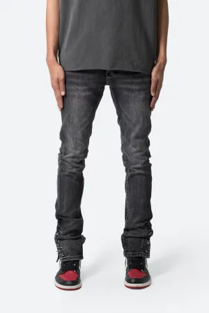 M588 Snap Slim Denim - Washed Black