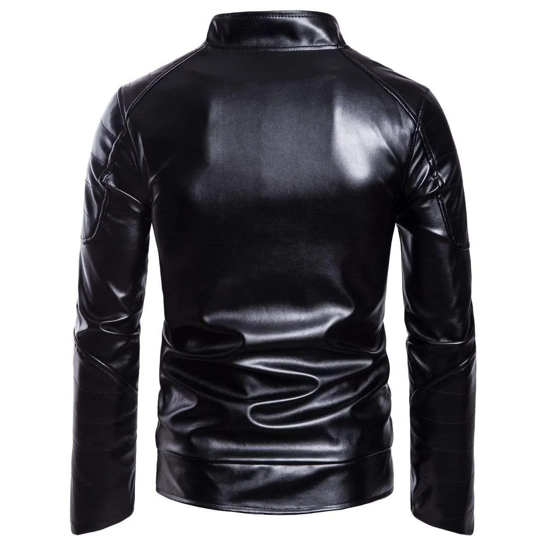 Men's Punk Front Zip Rhomboid Jackets