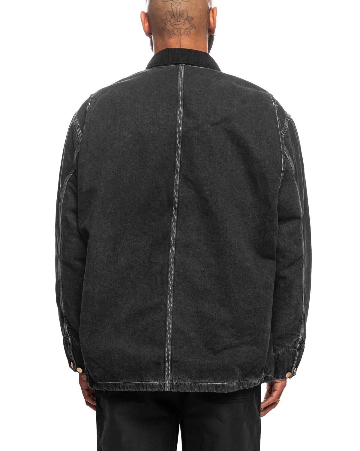 OG Chore Coat Black/Black Stone Washed