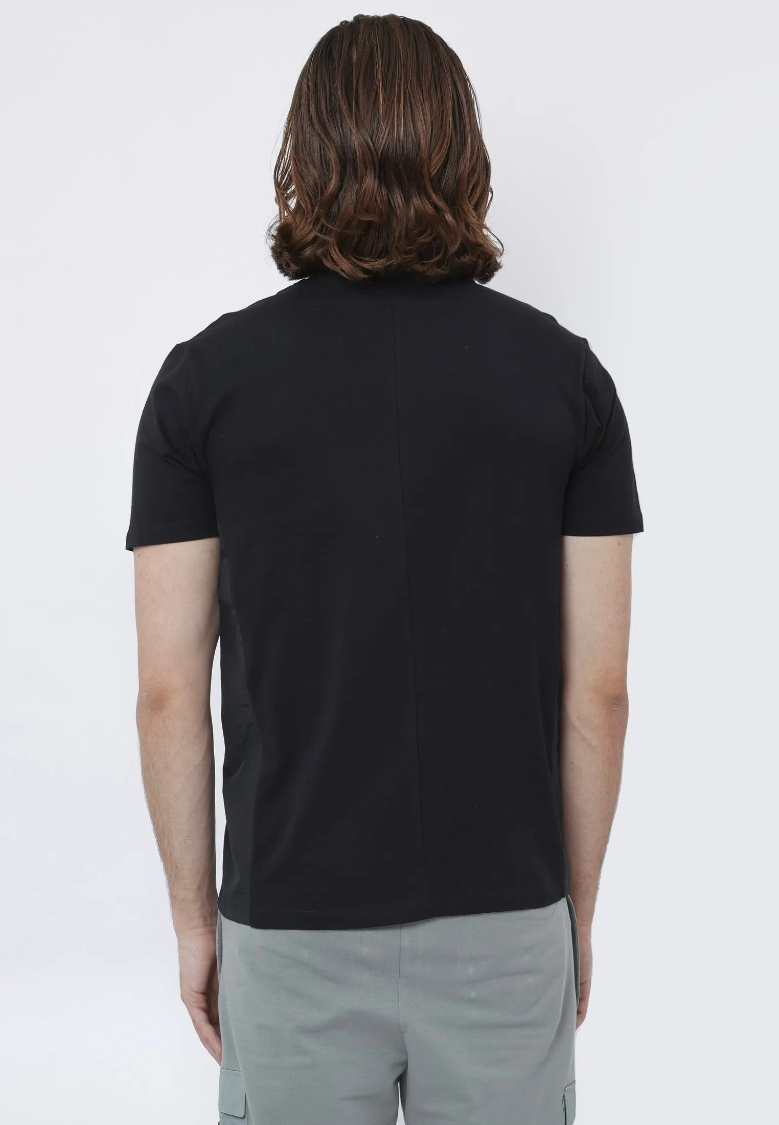 PANEL T-SHIRT BLACK