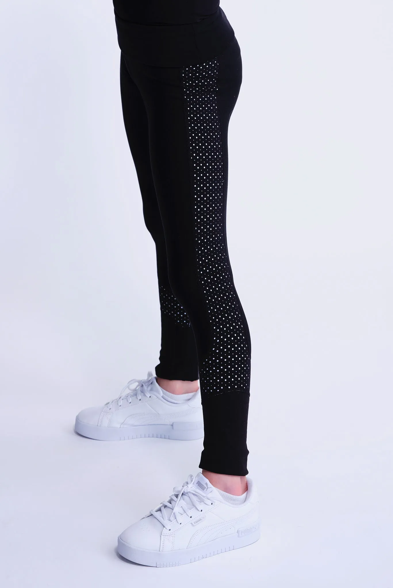 Passion Non-Slip Leggings in White